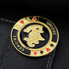 Metal Gold Luxury Custom logo Cheap Poker Chips Set