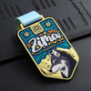 Custom Enamel Metal Wolf Multi Color Printing Medal