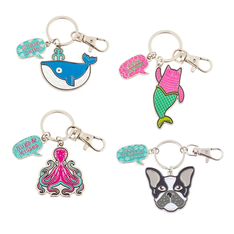 Custom logo Metal Promotion Cute Key Chain