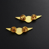 Free Sample Hot Sales Custom Enamel Fly Wing Metal Badge