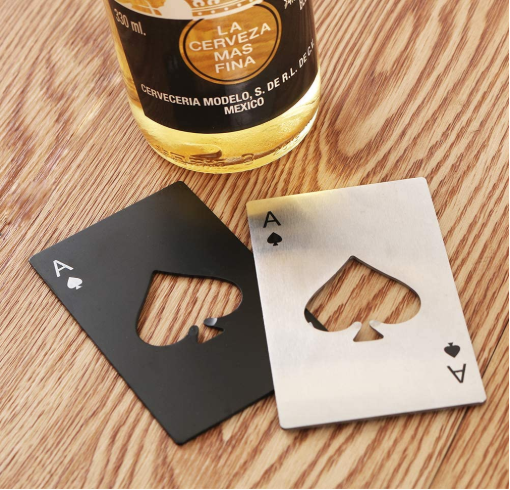 Custom logo Antique Bronze Die Cut Bottle Opener