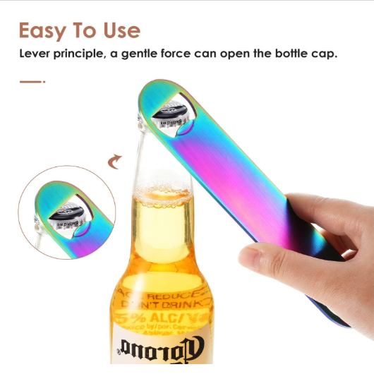Cheap Personalized Customized Blank Metal Bottle Opener Black Color