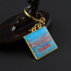 Dubai Gold Souvenir Tourist Copper Helmet Keychain