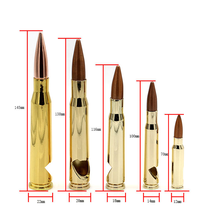 Custom House Metal Multifunction Beer Bullet Bottle Opener