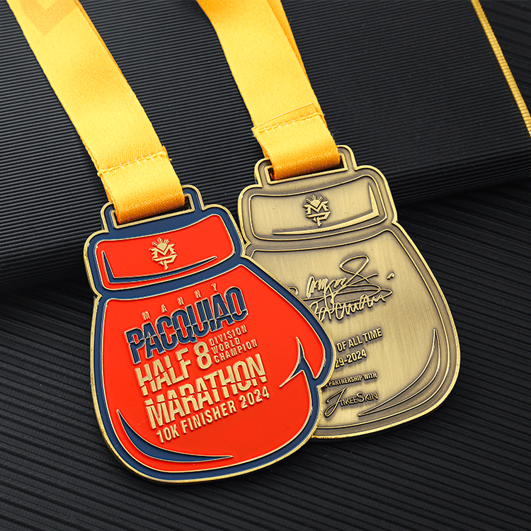 Custom High Quality 10k Finisher Half Marathon Metal Runner Medals for Marathon