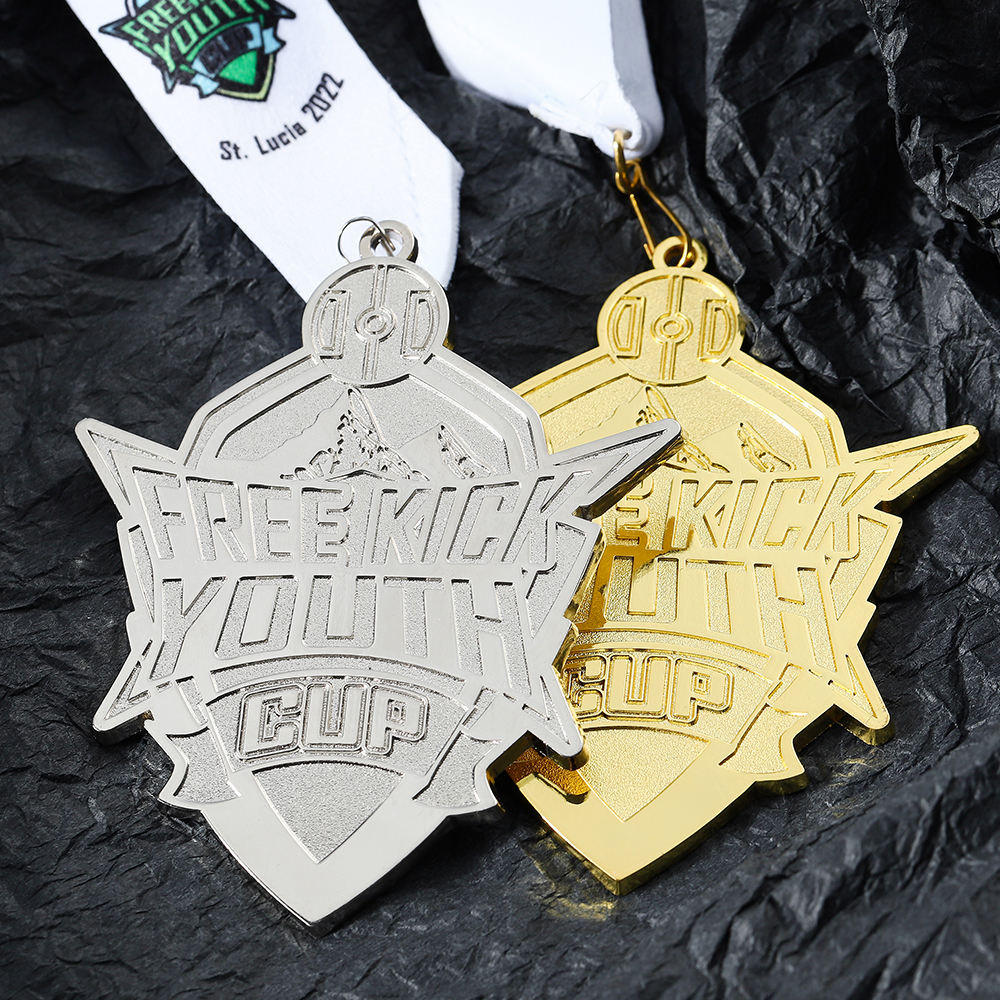 Custom Gold Silver Engraving Products Sports Cups Trophies Medal Awards