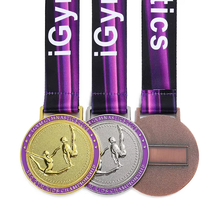 Custom 3d Gym Championship Club Award Custom Logo Dance Medals
