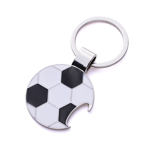 Soft Enamel Soccer Football Keychain Bottle Openers