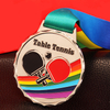Custom Metal Pingpong Competition Sports Winning Table Tennis Medal