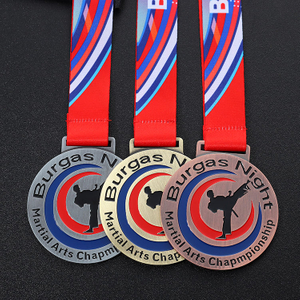 Martial Arts Chapmpionship Golden Supplier Wushu Sport Award Medal
