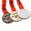 Soft Enamel Factory Price Gold Silver Bronze Powerlifting Medal