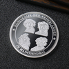 Custom Metal Mirror Coins Silver Souvenir