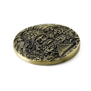Antique Gold Zinc Alloy Big Coin Masonic Stamping Metal Coin