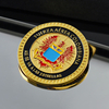 Chinese Promotional Metal Round Custom Challenge Commemorative Gold Panda Coin