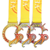 OEM Zinc Alloy Metal Sports Medals Custom Hollow 3d Uv Print Custom Gold Silver Bronze Award Softball Dance Medal with Ribbon