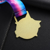 Custom Metal Golden No.1 Cheer Metal Gold Star Medal