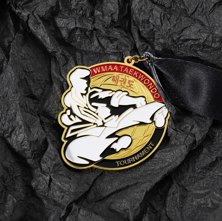 Race Finisher Awards Tournament Custom Personalized Taekwondo Medal for Itf Taekwondo
