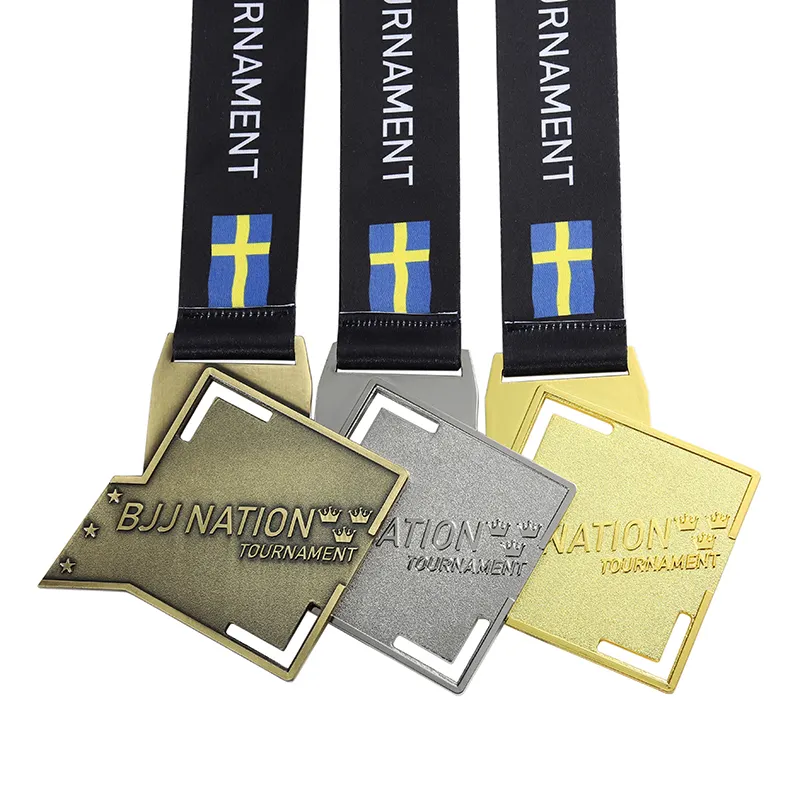 Commemorative Metal National Custom Tournament Bjj Medals