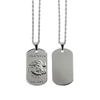 Custom 3d Embossed Silver Personalizada Zinc Alloy Metal Dragon Design Dog Tag