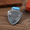 Personalized Medal Custom Die Stamping Logo Metal Sports Medals Antique Silver High School Teenagers Basketball Medal for Game