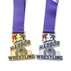 Metal Gold Silver Custom Struggle Fight Wrestling Medals