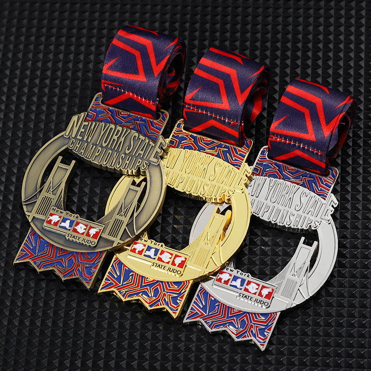 Personalized Medal Medals Sports Award Metal 3d Zinc Alloy Hollow Custom Jiu Jitsu Judo Taekwondo Karate Medalla Medal