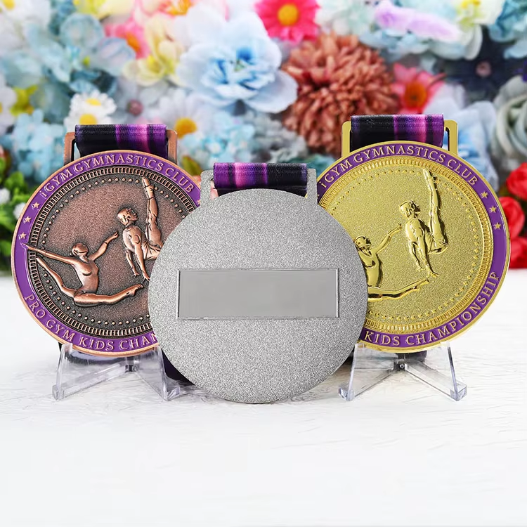 Custom 3d Gym Championship Club Award Custom Logo Dance Medals