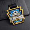 Factory Gold Silver Copper Metal Soccer Trophies And Medals Football Medals Sports Kids Team Award Medal With Ribbon