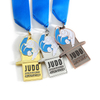 Custom Metal Gold Silver Brass Copper Golden Supplier Awarding Sport Trade Judo Medals