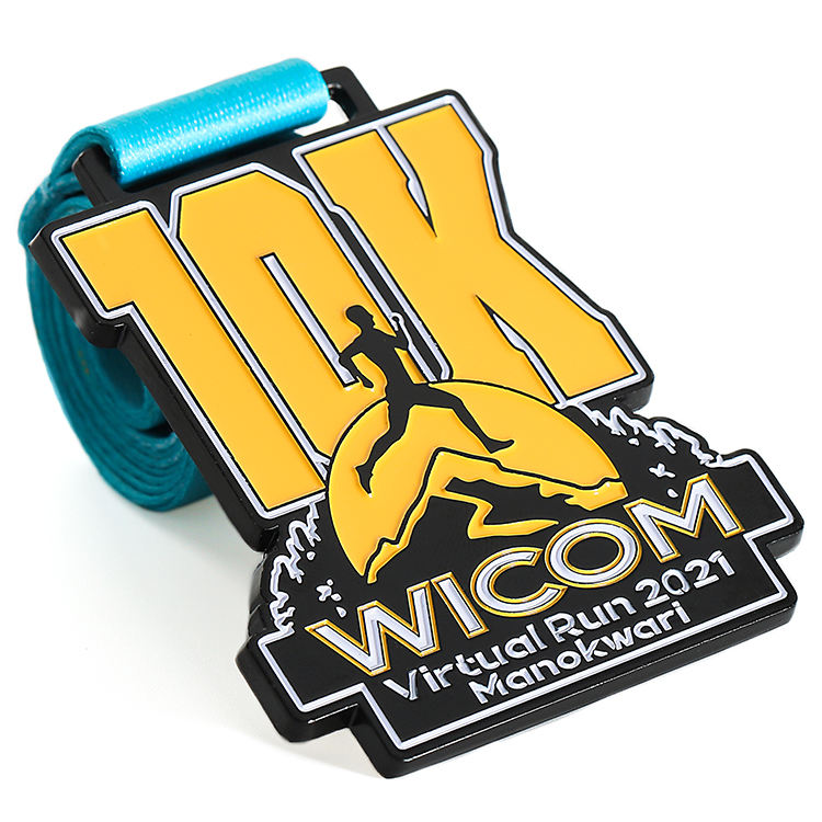 10k Virtual Forest Run United Nations Half Marathon Finisher Medal