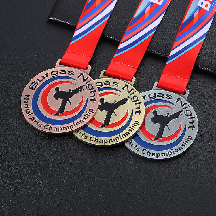 Martial Arts Chapmpionship Golden Supplier Wushu Sport Award Medal