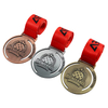 Custom Medal Unique Design Hollow 3D Metal Antique Color Gold Silver Bronze Medal Sport Pickleball Race Medals With Lanyards