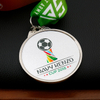 Custom Metal 3d Design Silver Football Medals and Trophies