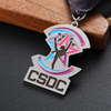 Oem Marathon 3d Cycling Gymnastics Glitter Dance Woman Sport Race Finisher Medals Custom