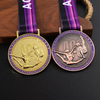 Dance Race Award Sport Rythmic Embossed 3d Custom Metal Gold Gymnastics Medals