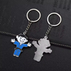 Custom Cartoon Hard Enamel Metal Mini Taekwondo Boy Keychain