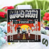 Gold Silver Copper Finisher Medals Sports Metal Award 3D Anime Character Enamel Medal Chasing Running Run Marathon Medal Custom
