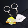 Wholesale Gold Plated Base Personalized Soft Hard Enamel Customized Cute Charm Keychains for Women