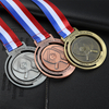 Custom Logo Sport Rotatable Spinning Pickleball Thanksgiving Gold Silver Bronze Race Medal Duathlon Medals With Lanyards