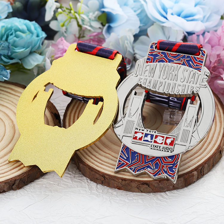 Personalized Medal Medals Sports Award Metal 3d Zinc Alloy Hollow Custom Jiu Jitsu Judo Taekwondo Karate Medalla Medal