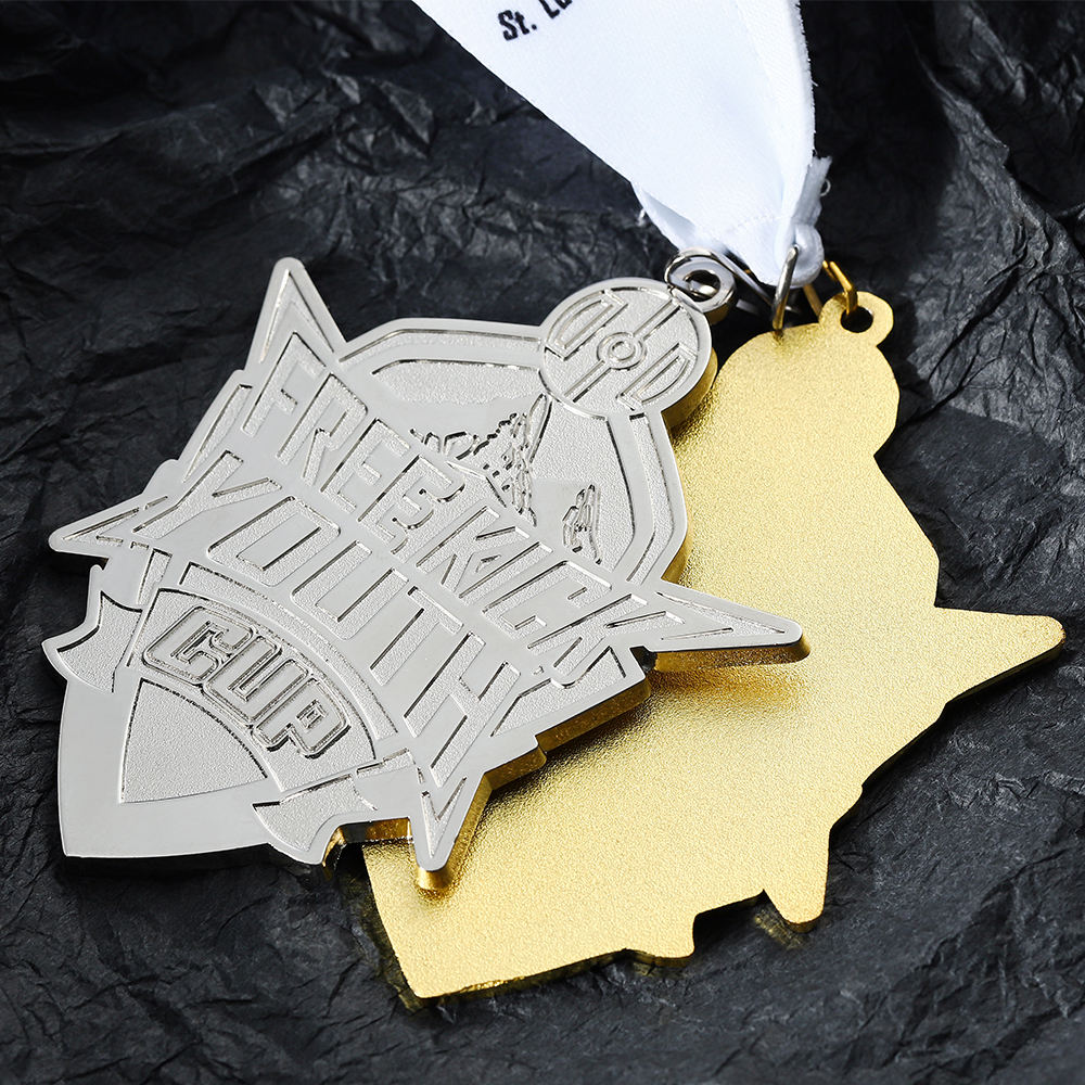 Custom Gold Silver Engraving Products Sports Cups Trophies Medal Awards