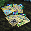 Personalized Medalla Metal Custom Medals Puzzle Triathlon Running Swimming Cycling Sports Award 4pieces Combination Medal