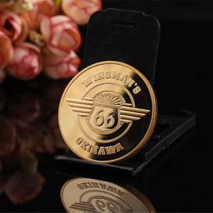 Custom Metal Mirror Effect Gold Coins
