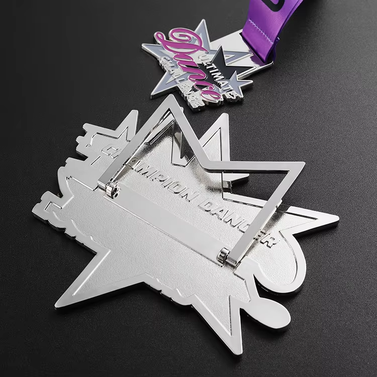 New Arrival Medal Award Customization Design Metal Zinc Alloy Medals And Trophies Star Winner Dance Competition Medals