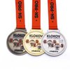 Soft Enamel Factory Price Gold Silver Bronze Powerlifting Medal