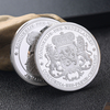 Custom Metal Mirror Coins Silver Souvenir