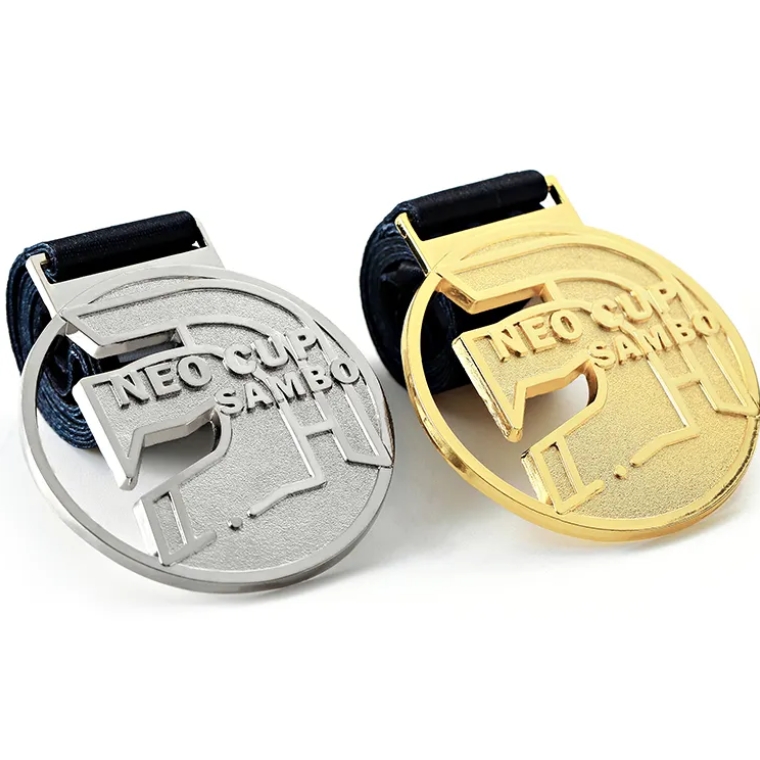 Custom Gold Silver Copper Run Race Craft Large Custom Award Medals