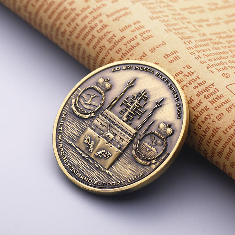 OEM Design Cheap Custom Coin Molds Stamped Brass Old Religious Coins