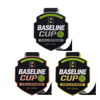 Custom Pickleball Medal, Baseline Cup Philippines Sports Award Medal, Zinc Alloy Enamel Medal with Ribbon