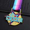 Custom Metal Golden No.1 Cheer Metal Gold Star Medal